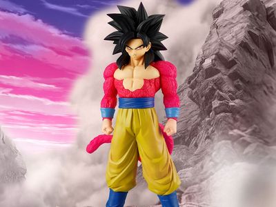 Dragon Ball GT Solid Edge Works Super Saiyan 4 Goku Figure Dragon Ball GT Solid Edge Works Super Saiyan 4 Goku Figure