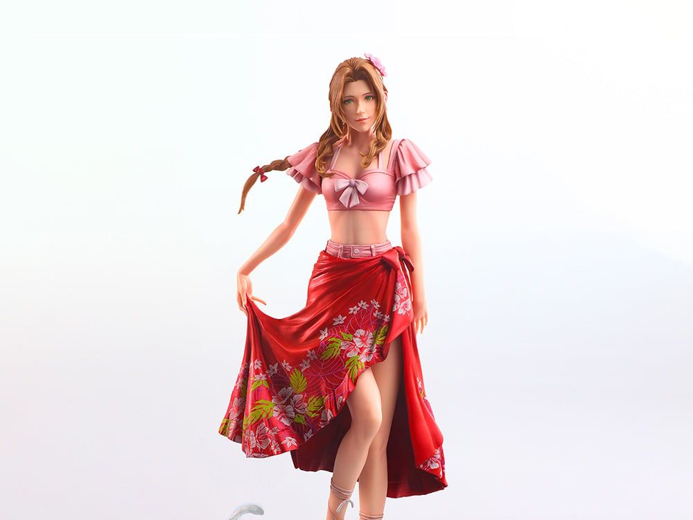 Final Fantasy VII Rebirth Static Arts Aerith Gainsborough (Swimsuit Ver.)