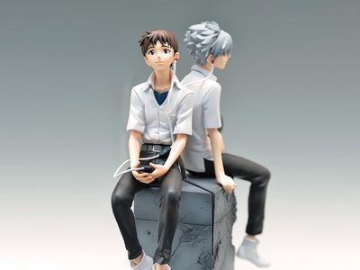 Rebuild of Evangelion Vignetteum Shinji and Kaworu (Shinji Ver.) Figure