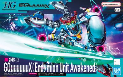 Mobile Suit Gundam GQuuuuuuX HGGQ GQuuuuuuX (Endymion Unit Awakened) 1/144 Scale Model Kit
