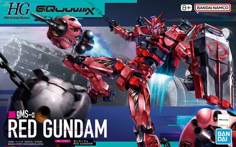 Mobile Suit Gundam GQuuuuuuX HGGQ gMS-α Red Gundam 1/144 Scale Model Kit