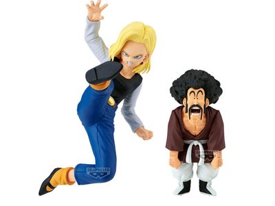 Dragon Ball Z Match Makers Android 18 &amp; Mr. Satan (Vs. Mighty Mask) Figures