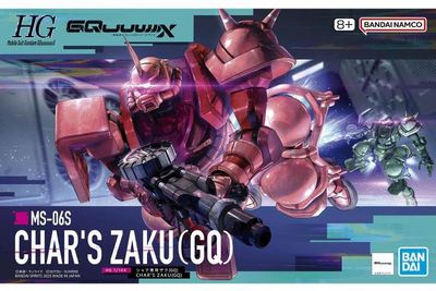 Mobile Suit Gundam GQuuuuuuX HGGQ Char's Zaku 1/144 Scale Model Kit