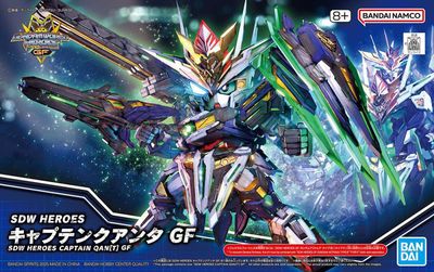 SD Gundam World Heroes SDW Heroes Captain Qan[T] GF Model Kit