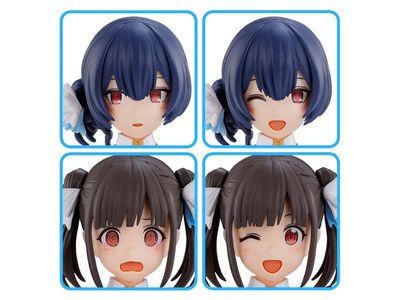The Idolmaster: Shiny Colors 30 Minutes Sisters Option Hairstyle &amp; Face Parts (Chiyoko Sonoda &amp; Rinze Morino) Accessory Kit Set