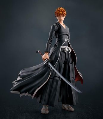 Bleach S.H.Figuarts Ichigo Kurosaki (Getsugatensho Ver.) Action Figure