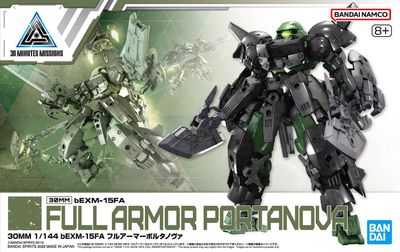 30 Minutes Missions bEXM-15FA Full Armor Portanova 1/144 Scale Model Kit