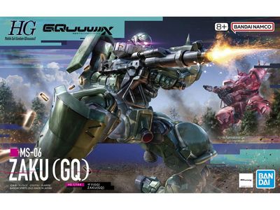 Mobile Suit Gundam GQuuuuuuX HGGQ Zaku (GQ) 1/144 Scale Model Kit