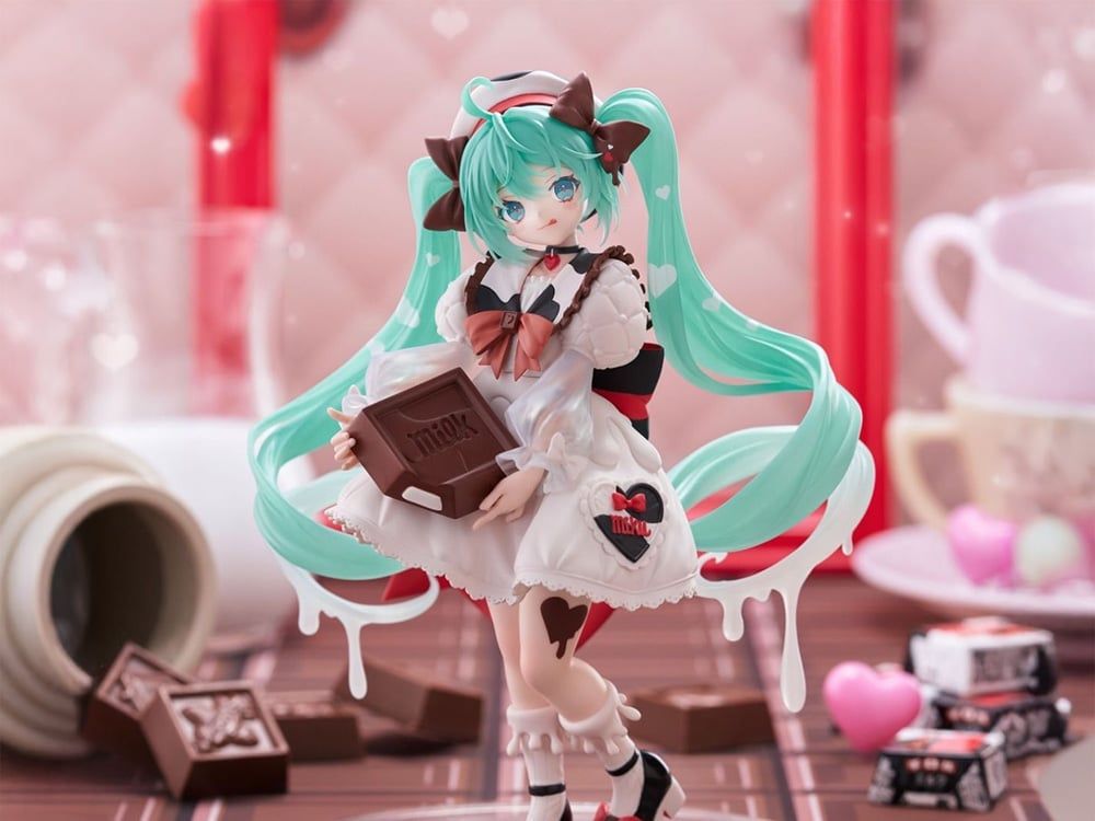 Hatsune Miku x TIROL CHOCO Trio-Try-iT Hatsune Miku (Milk Ver.) Figure