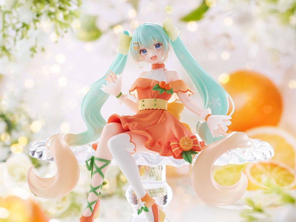 Vocaloid Hatsune Miku (Citrus Ver.) Noodle Stopper Figure Vocaloid Hatsune Miku (Citrus Ver.) Noodle Stopper Figure