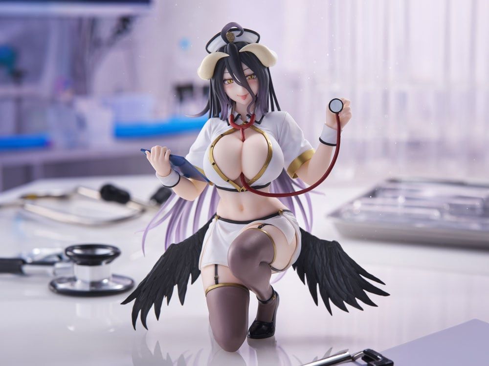 Overlord Desktop Cute Albedo (Nurse Ver.) Figure Overlord Desktop Cute Albedo (Nurse Ver.) Figure