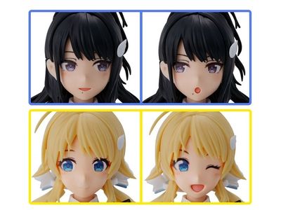 The Idolmaster: Shiny Colors 30 Minutes Sisters Option Hair Style &amp; Face Parts (Kazano Hiori &amp; Hachimiya Meguru) Accessory Kit