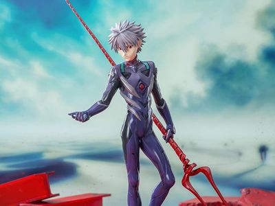 Rebuild of Evangelion Luminasta Kaworu Nagisa x Spear of Longinus Figure