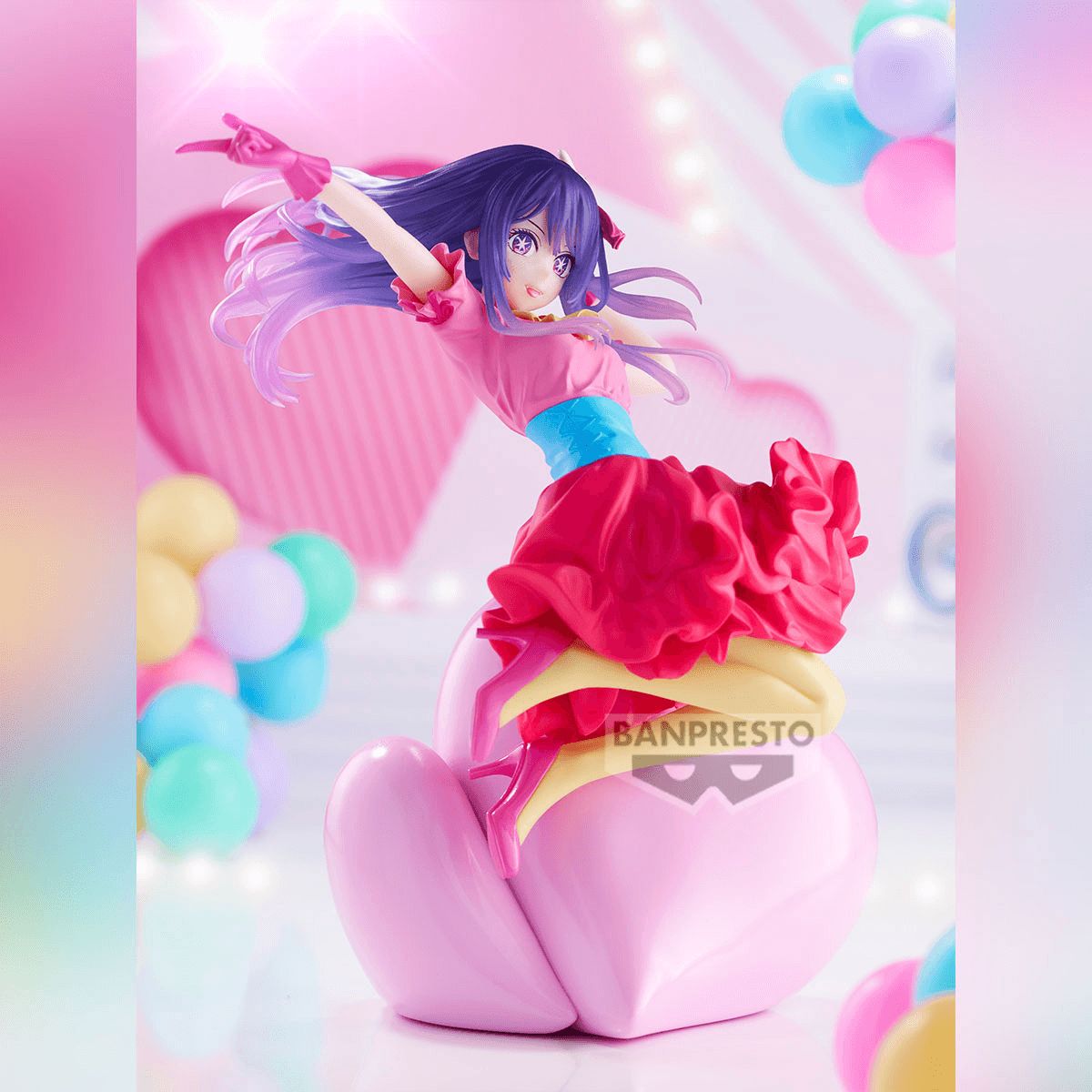 Oshi No Ko - Ai Poppin Heart Ver. Action Figure Espresto Oshi No Ko - Ai Poppin Heart Ver. Action Figure Espresto