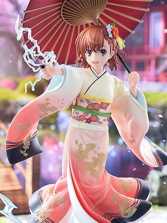 A Certain Scientific Railgun T KD Colle Mikoto Misaka (Furisode Kimono Ver.) 1/7 Scale Figure