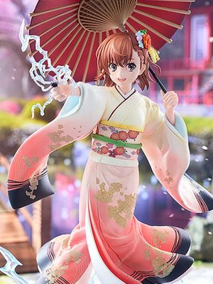 A Certain Scientific Railgun T KD Colle Mikoto Misaka (Furisode Kimono Ver.) 1/7 Scale Figure