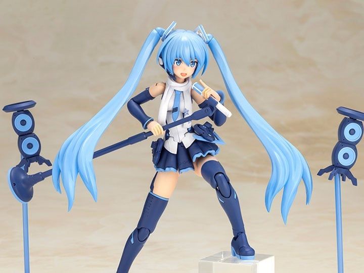 Vocaloid Frame Music Girl Snow Miku (Another Color Ver.) Model Kit Vocaloid Frame Music Girl Snow Miku (Another Color Ver.) Model Kit