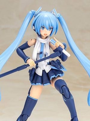 Vocaloid Frame Music Girl Snow Miku (Another Color Ver.) Model Kit