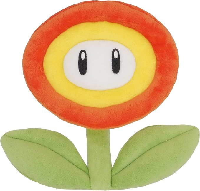 Super Mario All Star Collection Fire Flower Plush, 7