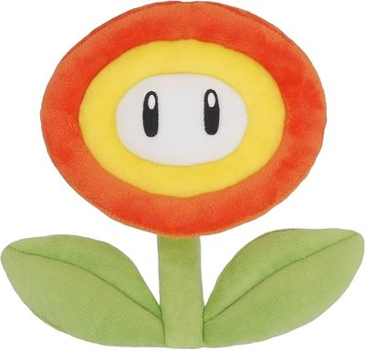 Super Mario All Star Collection Fire Flower Plush, 7