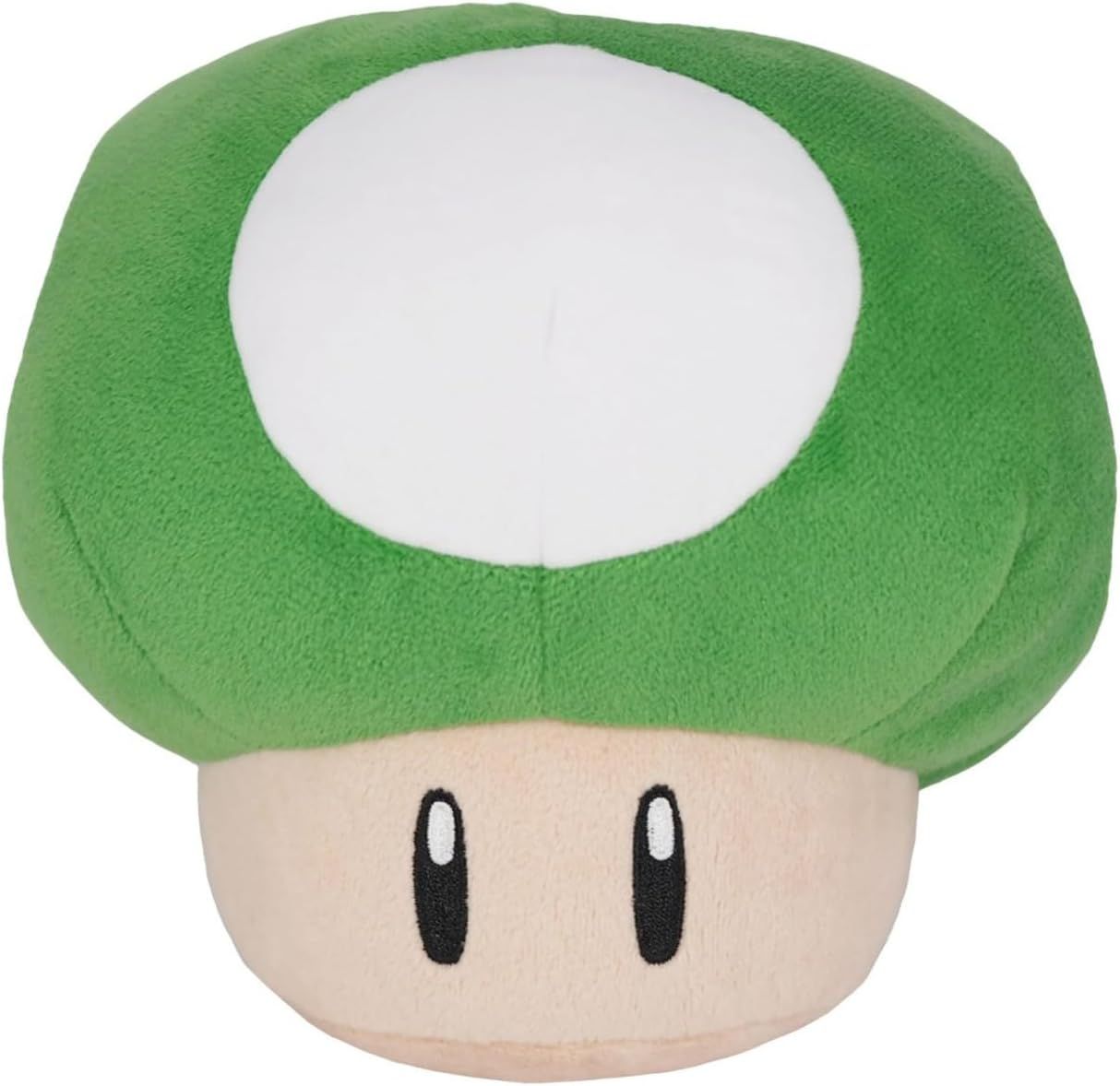 Mario All Star Collection Green 1-Up Mushroom Plush, 6