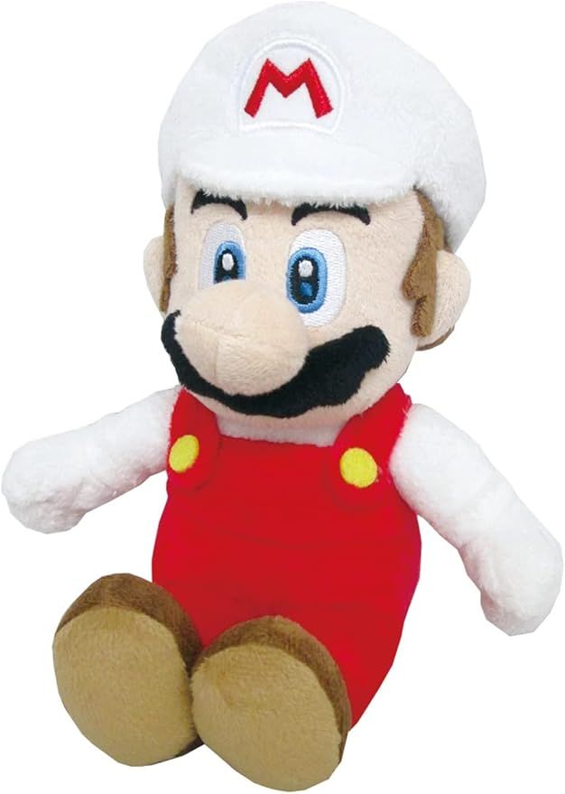Mario All Star Collection Fire Mario Plush, 9.5