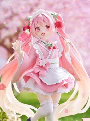 Vocaloid Newley Written Sakura Miku (Japanese Cafe Ver.) Figure