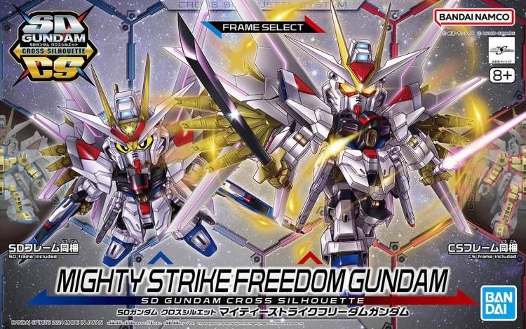 Mobile Suit Gundam SEED Freedom SD Gundam Cross Silhouette ZGMF/A-262DP-P Mighty Strike Freedom