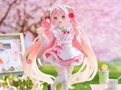 Vocaloid Sakura Miku (Japanese Cafe Ver.) Coreful Figure