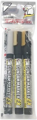 Gundam Marker EX Plated Silver &amp; EX Gold 2 types set