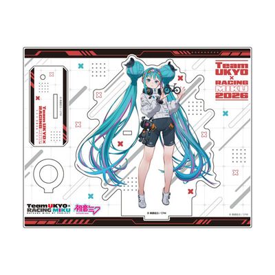 Hatsune Miku GT Project Racing Miku 2026 TEAM UKYO Cheering Ver. Acrylic Pen Stand