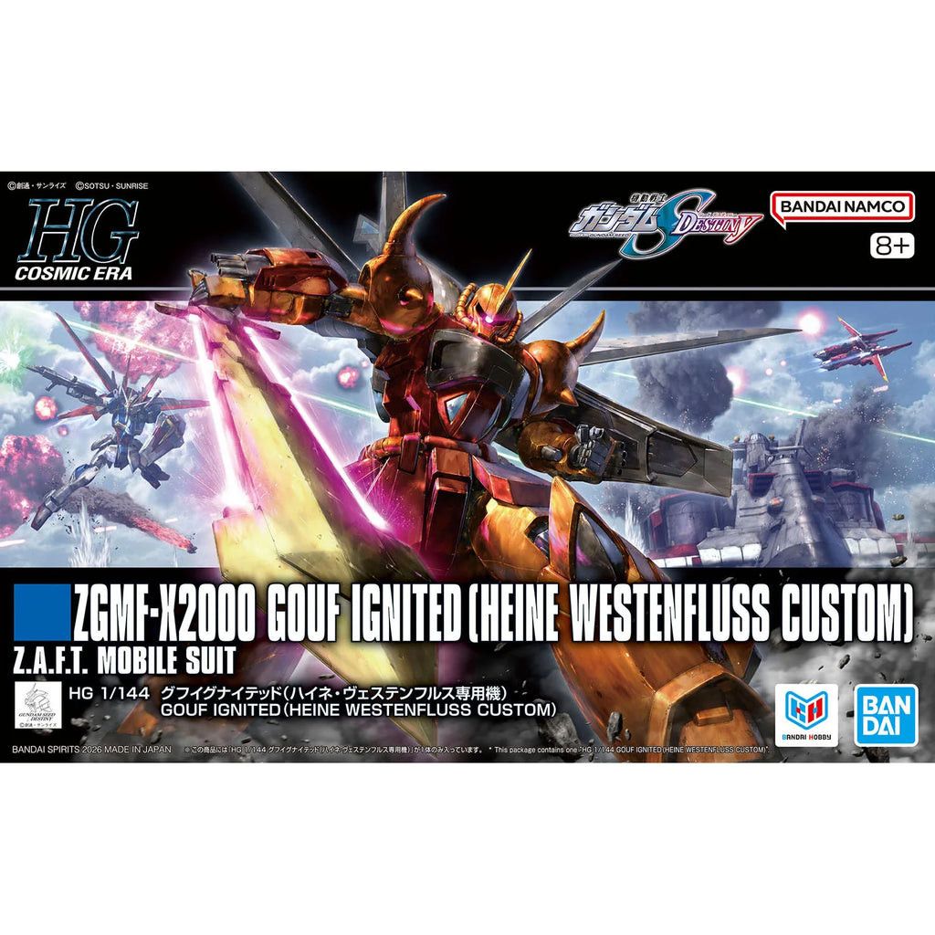 Mobile Suit Gundam SEED Destiny HGCE Gouf Ignited (Heine Westenfluss Custom Ver.) 1/144 Scale Model Kit