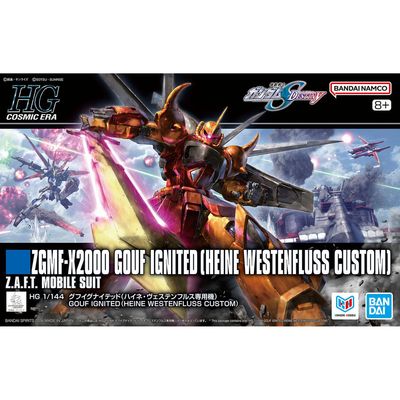 Mobile Suit Gundam SEED Destiny HGCE Gouf Ignited (Heine Westenfluss Custom Ver.) 1/144 Scale Model Kit Mobile Suit Gundam SEED Destiny HGCE Gouf Ignited (Heine Westenfluss Custom Ver.) 1/144 Scale Model Kit
