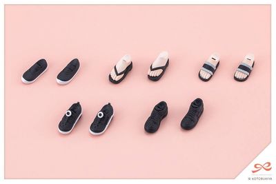 1/10 Dress Up Shoes Vol.1 Color C Ver. Plastic Model (Sousai Shoujo Teien)