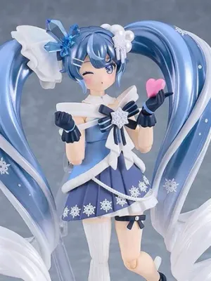 Vocaloid figma No.669 Snow Miku (Crystal Snow Ver.) Action Figure