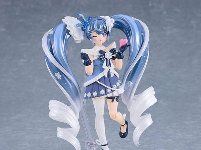 Vocaloid figma No.669 Snow Miku (Crystal Snow Ver.) Action Figure