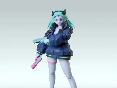 Cyberpunk: Edgerunners BUZZmod. Rebecca 1/12 Scale Action Figure