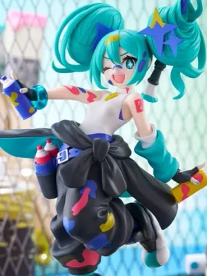 Vocaloid Muchute Hatsune Miku (Paint Girl Another Color Ver.) Figure Vocaloid Muchute Hatsune Miku (Paint Girl Another Color Ver.) Figure