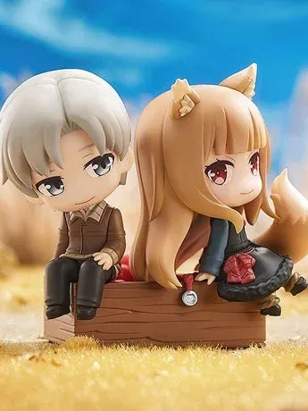 Spice and Wolf: Merchant Meets the Wise Wolf Mini Memory Lawrence &amp; Holo Figure