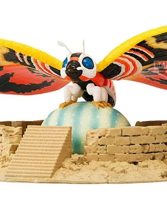 Rebirth of Mothra (1996) Toho Monster Series Art Vignette Mothra Figure