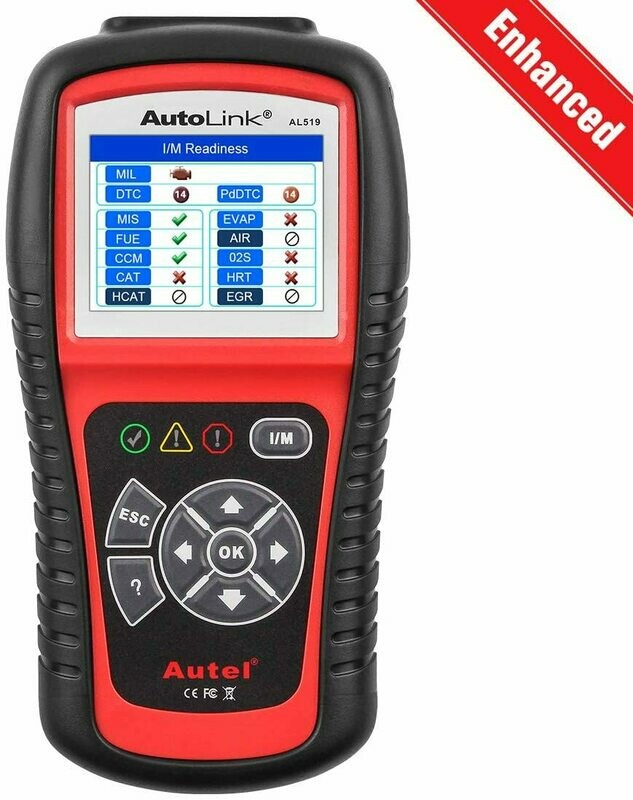 Autel AutoLink AL519 OBD2 Escáner Modo mejorado 6 Herramienta de diagnóstico del coche Comprobar el lector de código del motor PUEDE explorar la herramienta