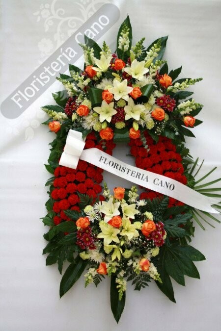 Ref-306: Corona de Flores para Tanatorio