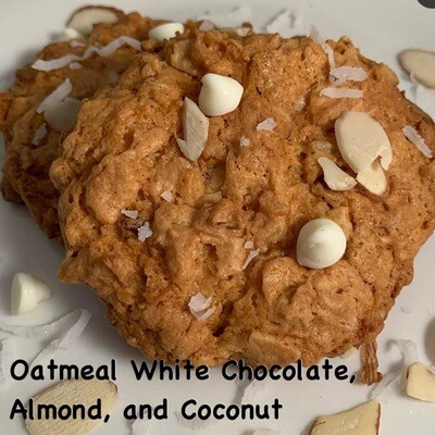 White Chocolate, Almond, and Coconut