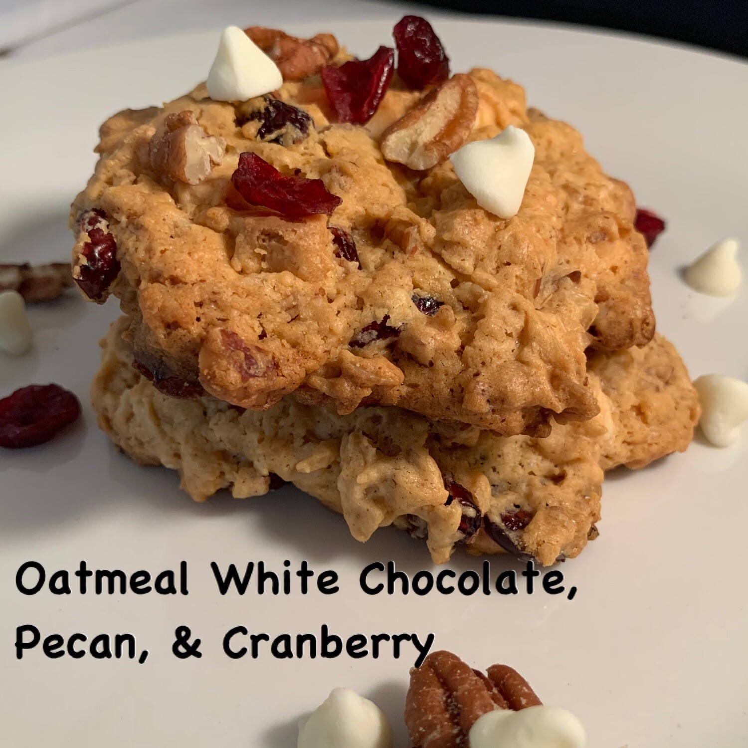 White Chocolate, Pecan &amp; Cranberry