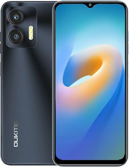 OUKITEL smartphone C36, 6.56", 4/128GB, 5150mAh, μαύρο
