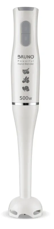 BRUNO ραβδομπλέντερ BRN-0091, 2 ταχύτητες, 500W, λευκό