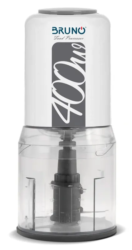 BRUNO πολυκόπτης BRN-0088, 2 ταχύτητες, 400W, 500ml, 4 λεπίδες, λευκός
