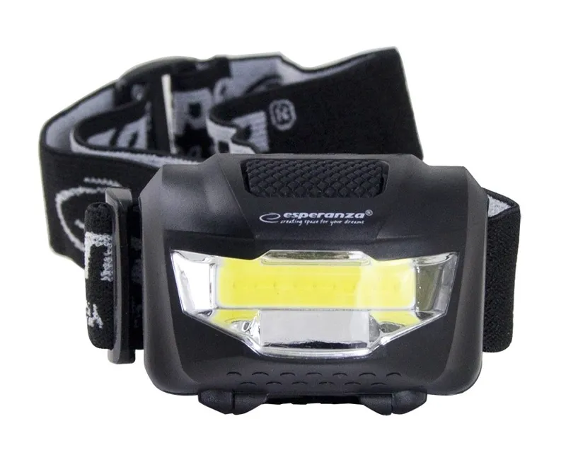 ESPERANZA φακός κεφαλής LED EOT037, 100lm, μαύρος