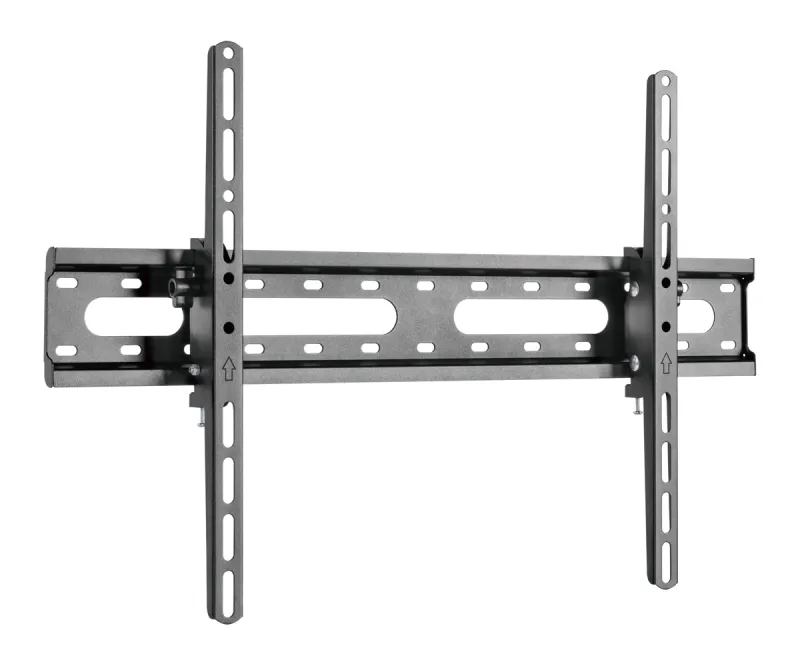 POWERTECH επιτοίχια βάση τηλεόρασης PT-1275, 37-80", έως 45kg, ρυθμιζόμενη κλίση