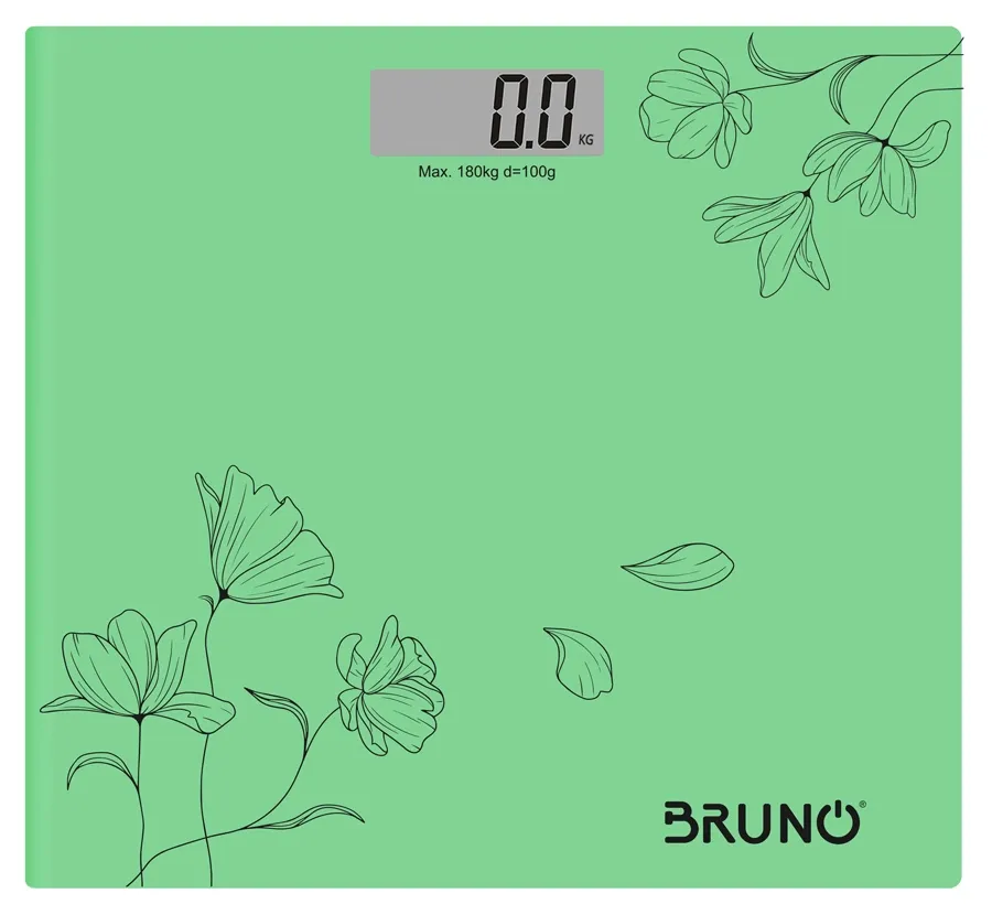 BRUNO ψηφιακή ζυγαριά BRN-0054, έως 180kg, πράσινη